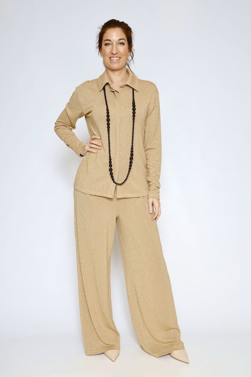 CAMISA BY09164-DORADO