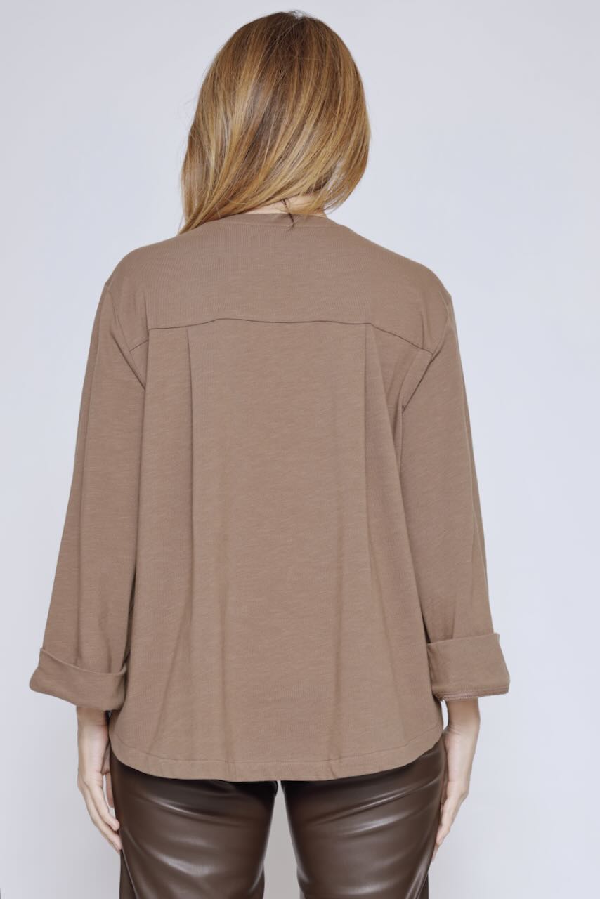 BLUSA  54-2118-MARRON