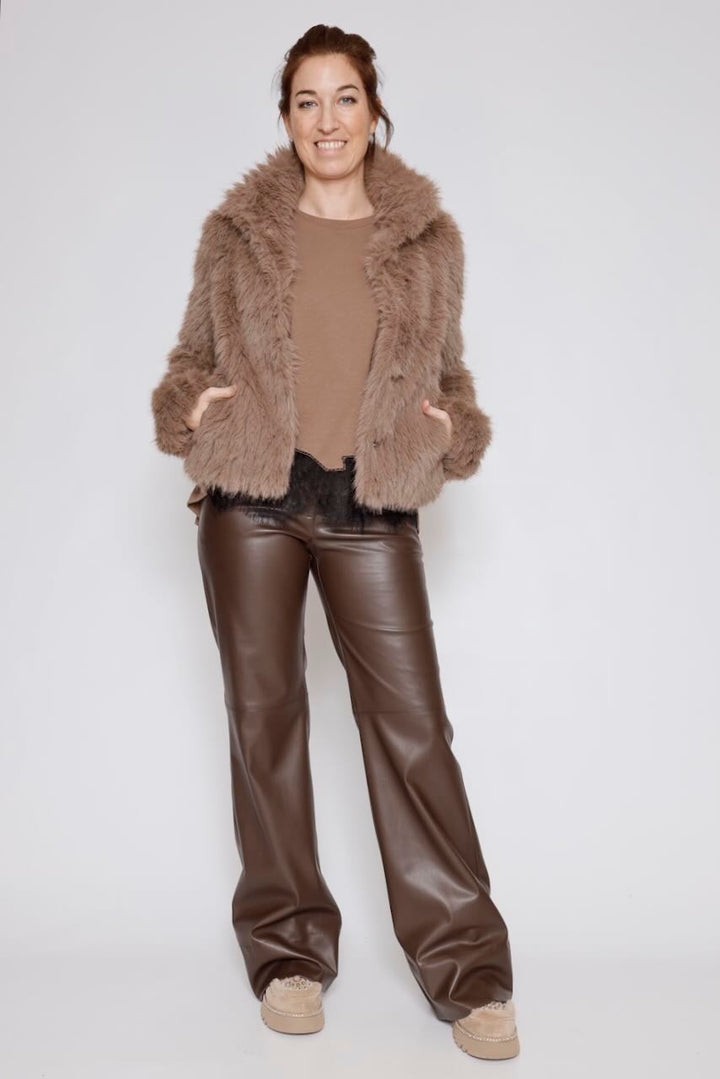 BLUSA  54-2118-MARRON