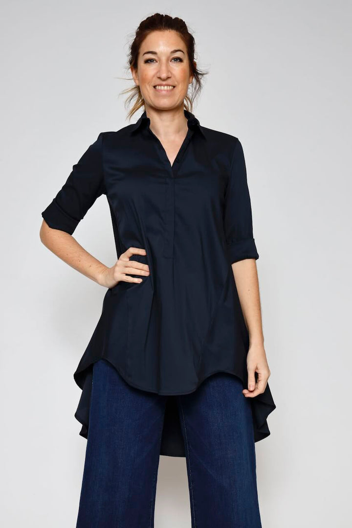 CAMISA LARGA CED3FDK-MARINO