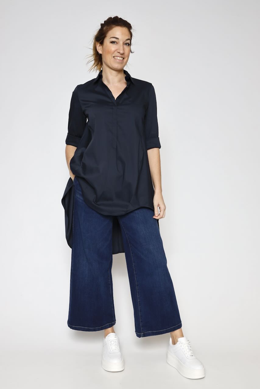 CAMISA LARGA CED3FDK-MARINO