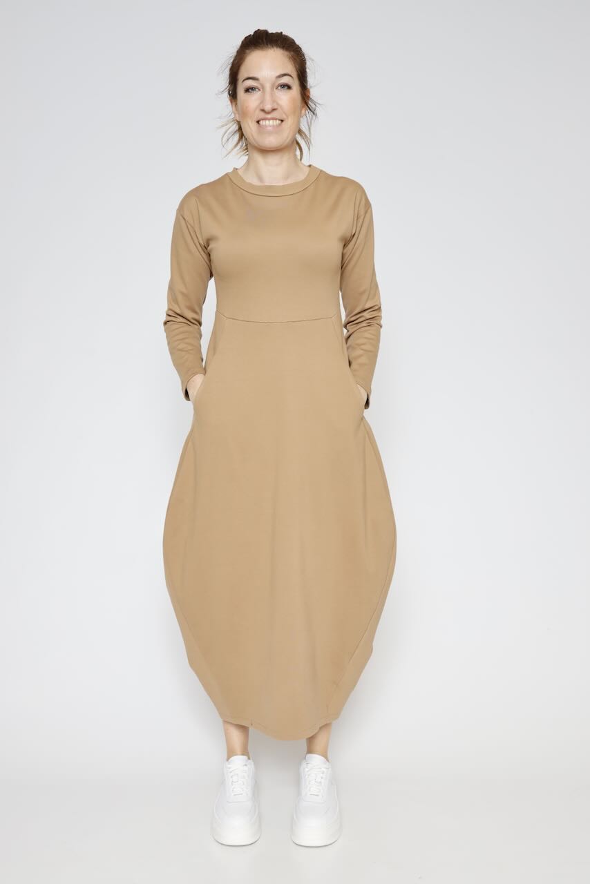 VESTIDO A25AP701-CAMEL