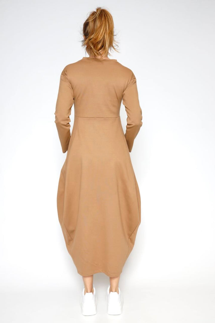 VESTIDO A25AP701-CAMEL