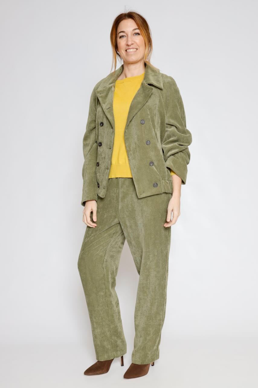 CHAQUETA BOMBER BY09183-MILITAR