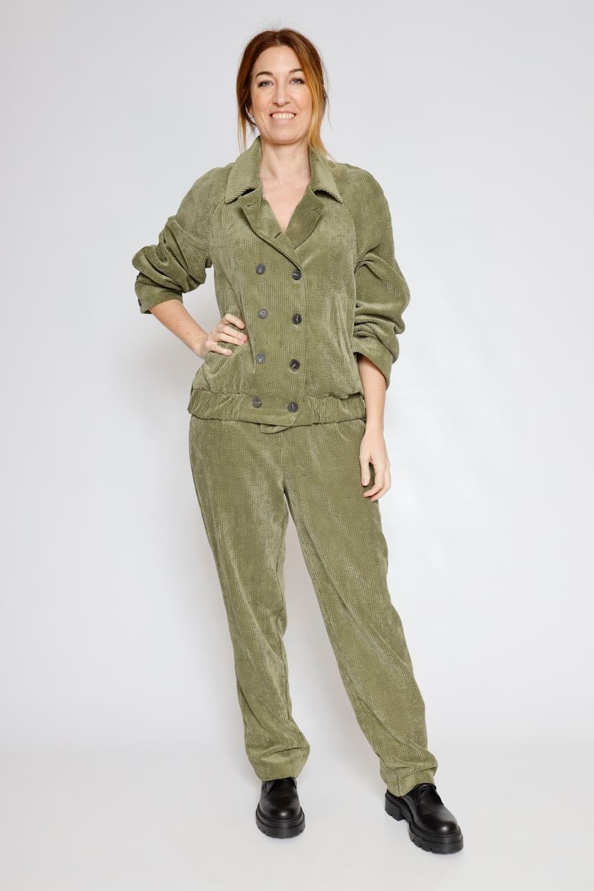 CHAQUETA BOMBER BY09183-MILITAR