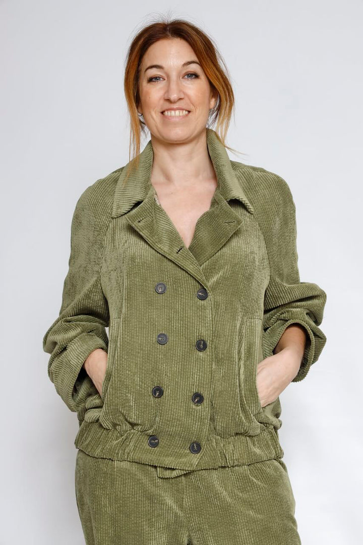 CHAQUETA BOMBER BY09183-MILITAR