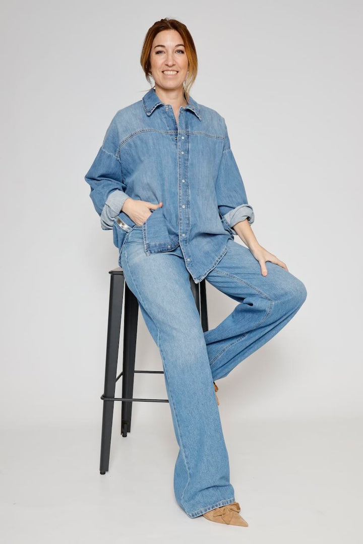 CHAQUETA BY10226-BLU DENIM