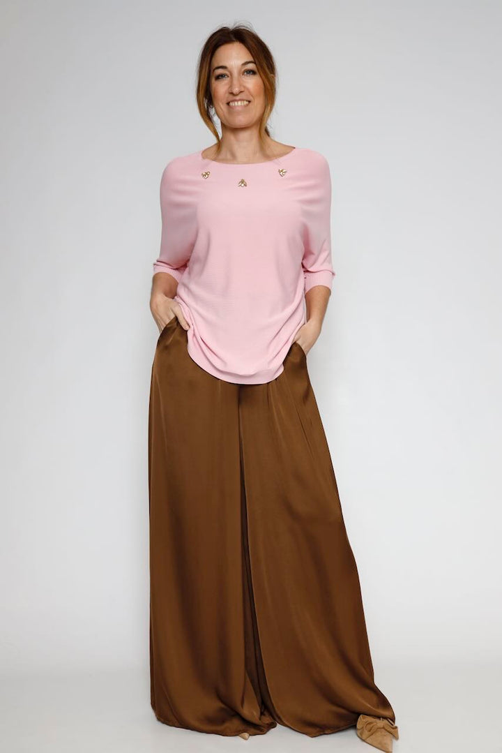 PANTALON BY10269-MARRON