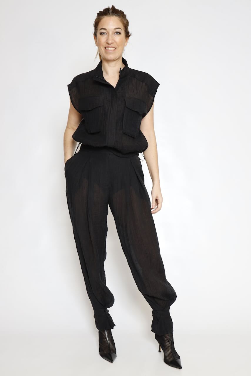 CHAQUETA-CHALECO 63-1007-NEGRO