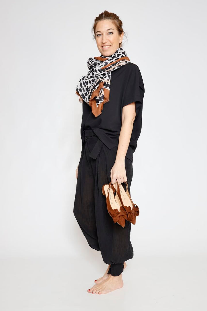 ZAPATO DESTALONADO 65621-CHOCOLATE