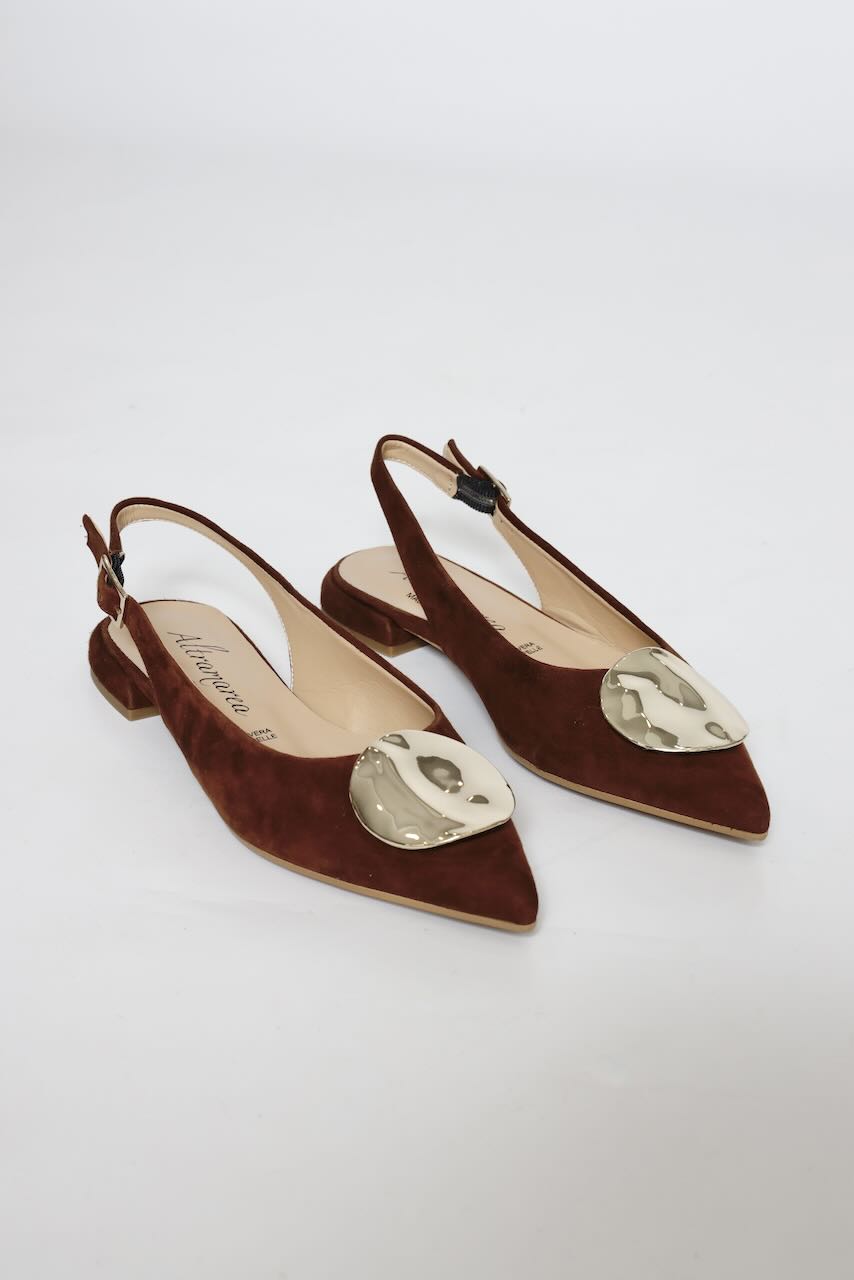ZAPATO DESTALONADO 12250-CHOCOLATE