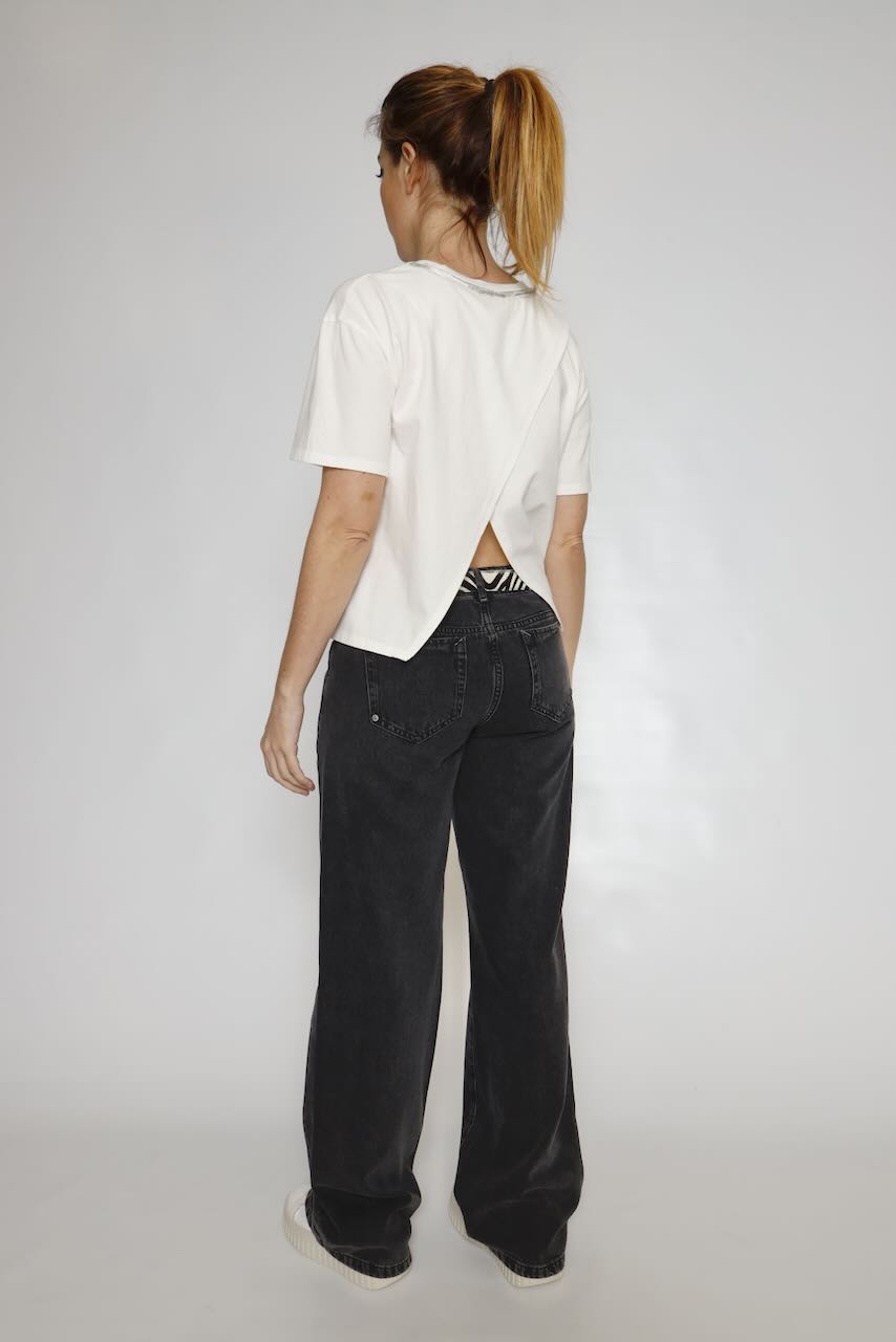 CAMISETA TISSALIA FOIL-BLANCO