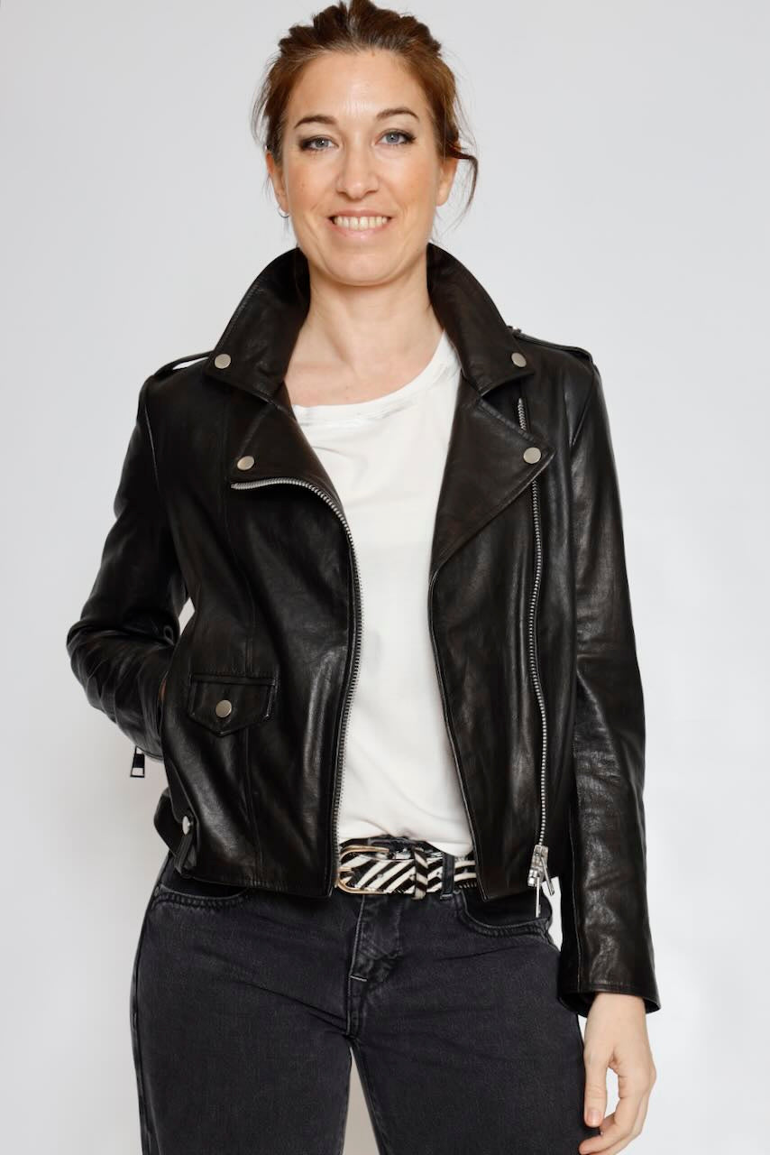 CAZADORA CREMALLERAS V3025730-NEGRO