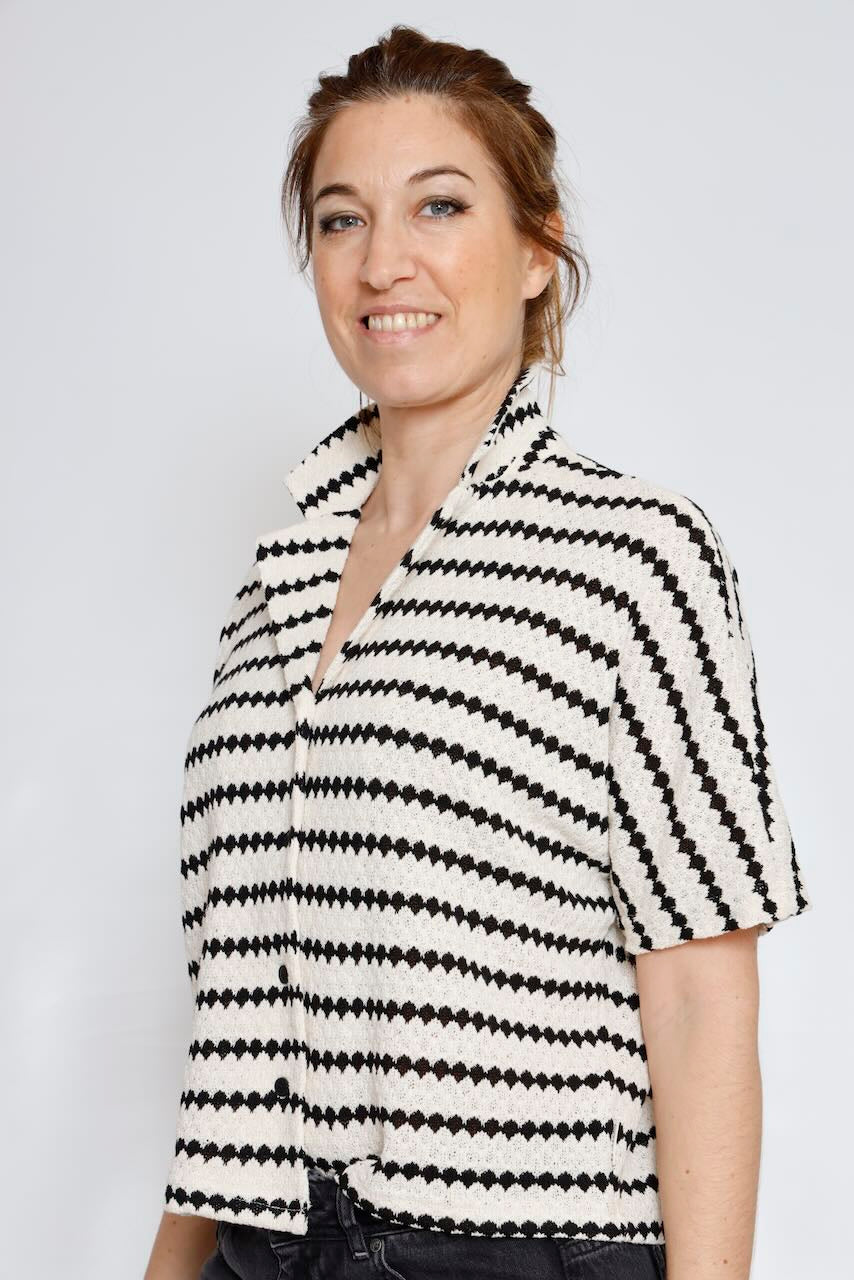 CAMISA FCLEO-NEGRO/BEIGE