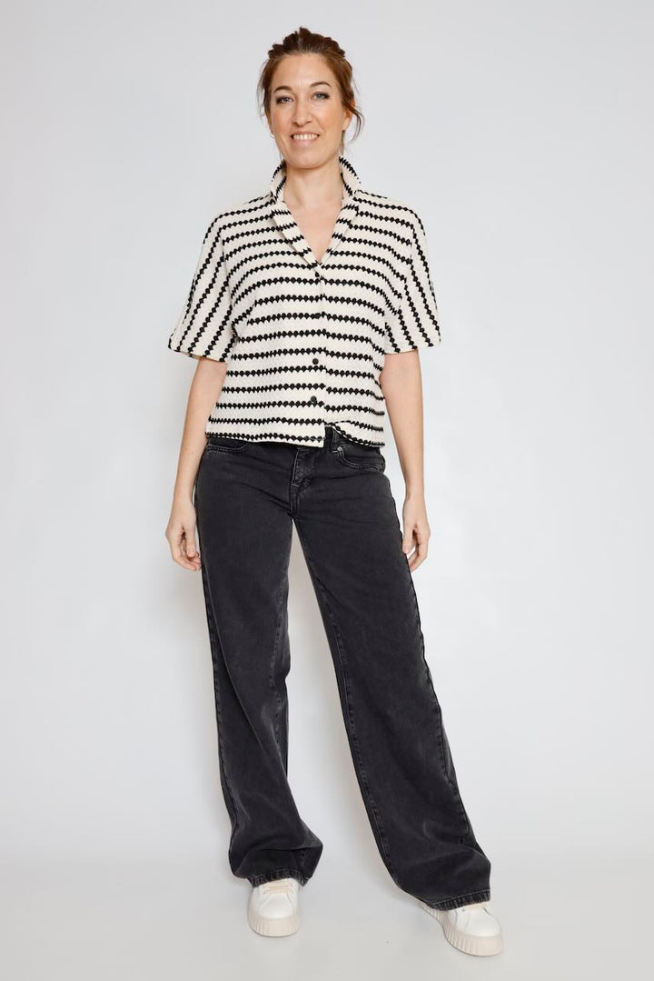 CAMISA FCLEO-NEGRO/BEIGE