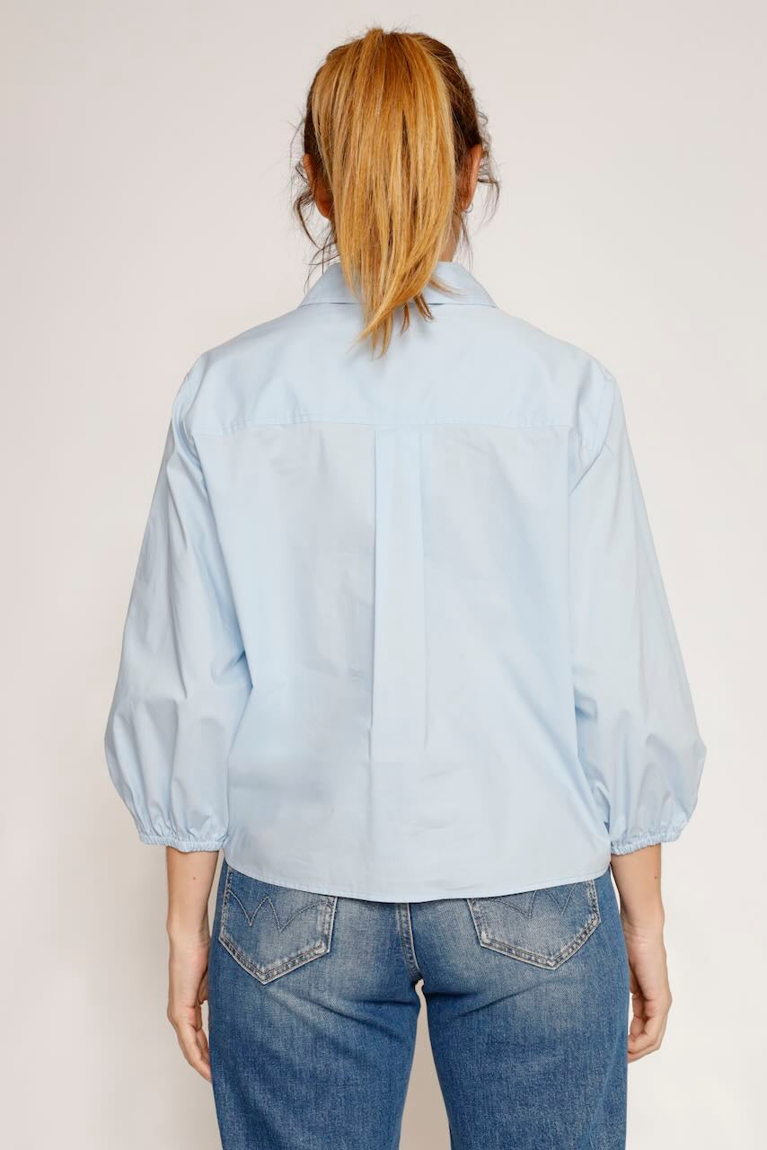 CAMISA BY10256-CELESTE