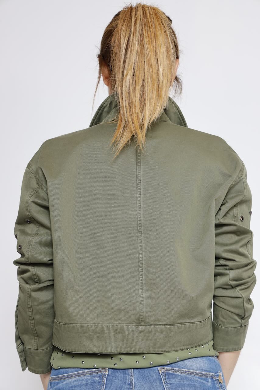 CHAQUETA VELY PLAIN-MILITAR