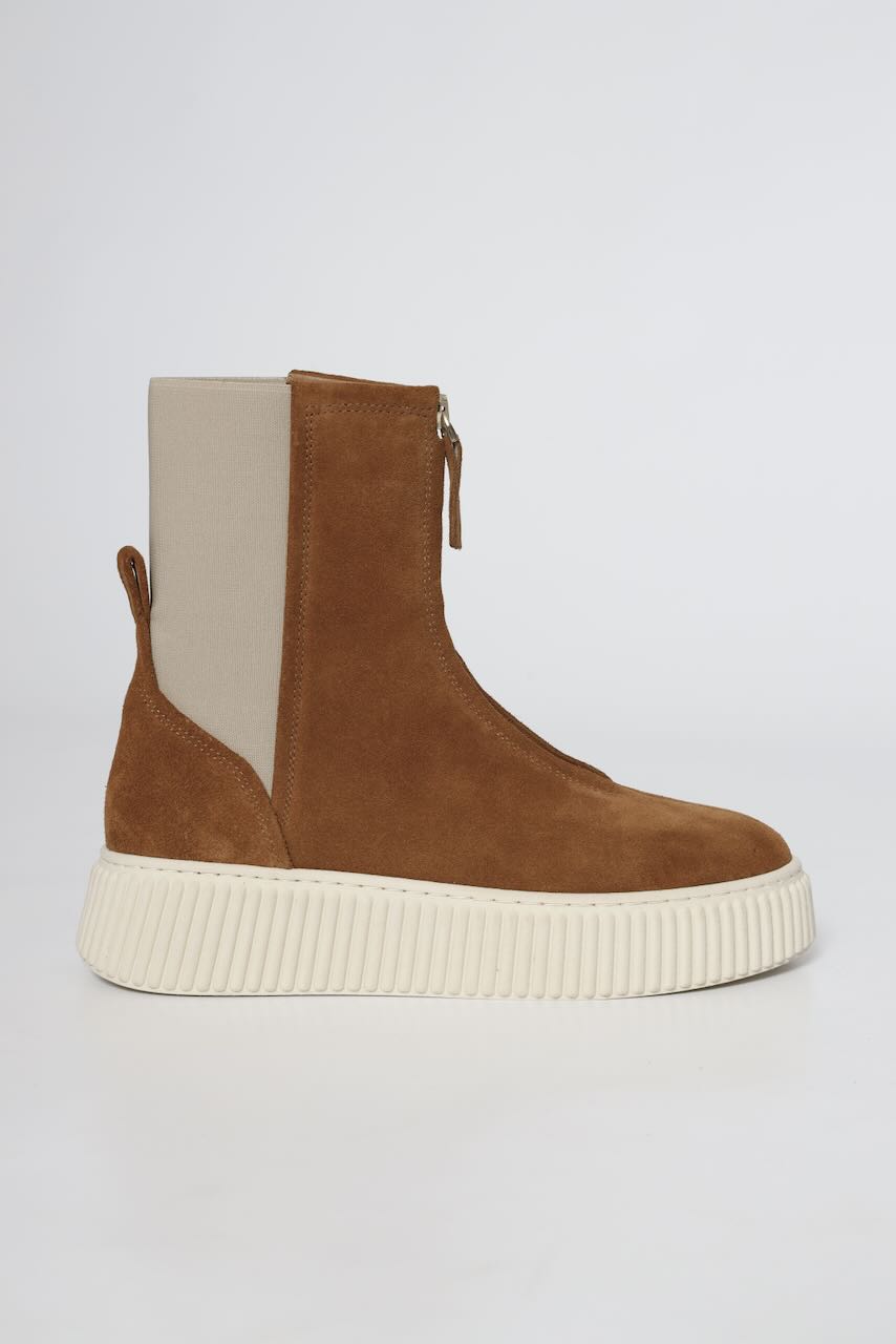 BOTIN CREMALLERA FRONTAL 6081-MARRON