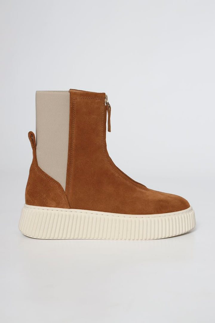 BOTIN CREMALLERA FRONTAL 6081-MARRON