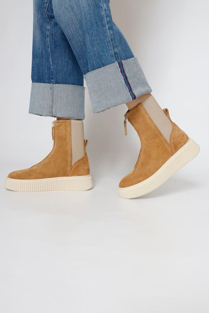 BOTÍN CREMALLERA FRONTAL 6081-CAMEL