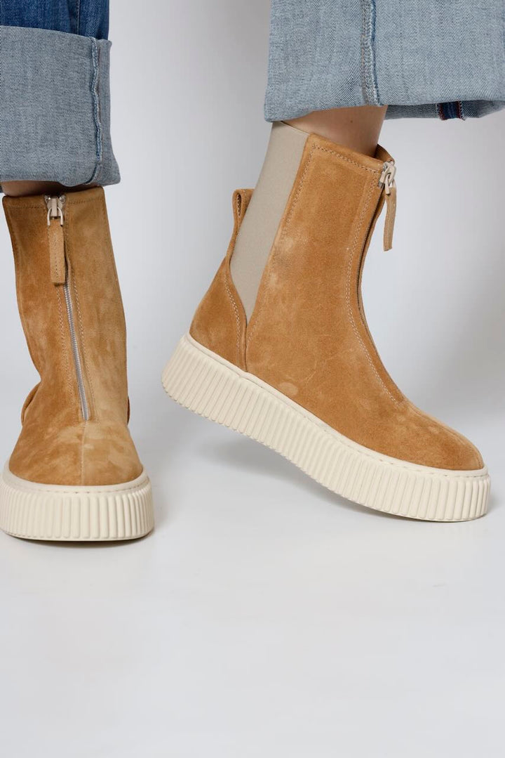 BOTÍN CREMALLERA FRONTAL 6081-CAMEL