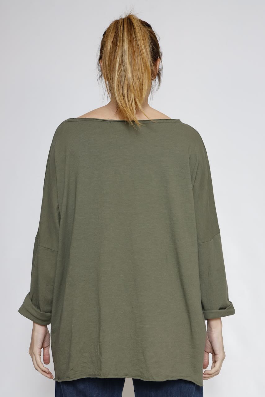 CAMISETA A25GA401-MILITAR