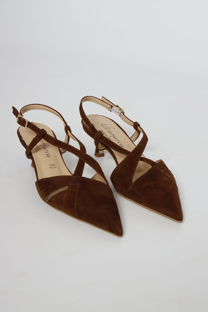 ZAPATO DESTALONADO 18840-CHOCOLATE