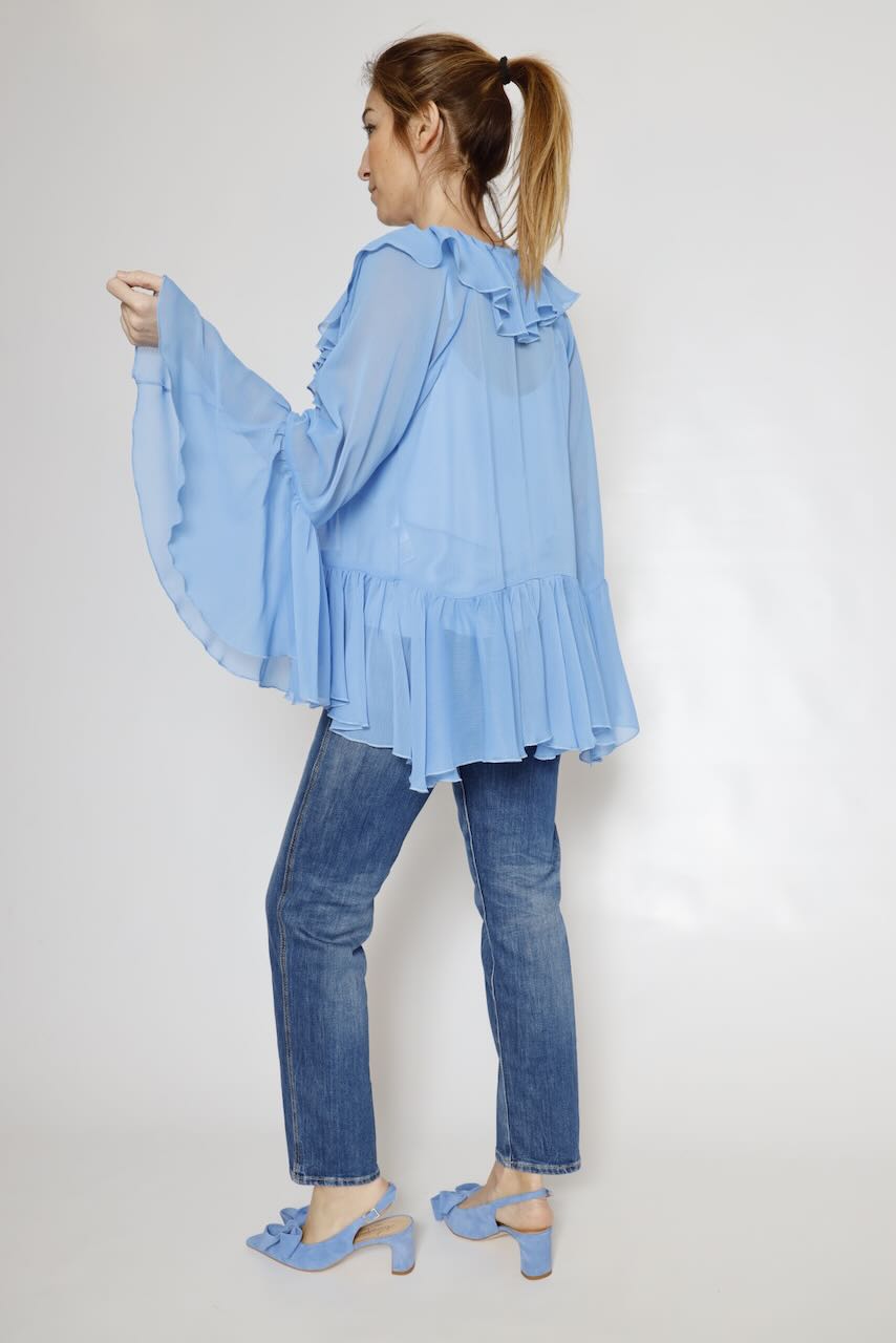 BLUSA 63-2183-AZZURRO