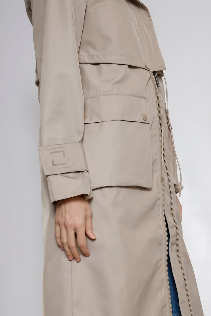 GABARDINA ZJ410-BEIGE