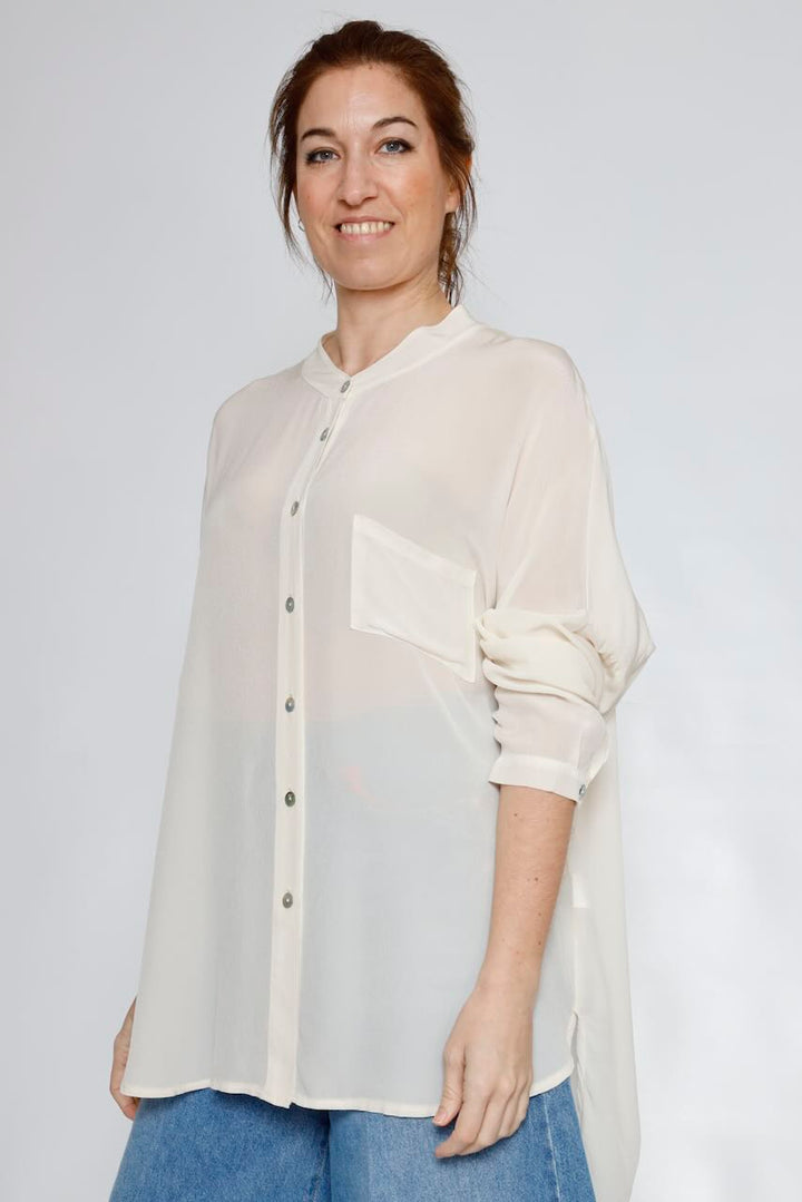 CAMISA OVER P26AN105-LATTE