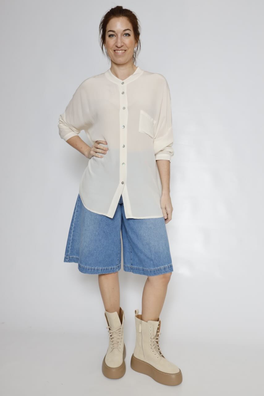 CAMISA OVER P26AN105-LATTE