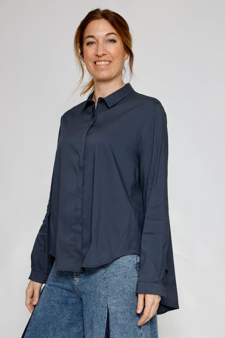 CAMISA CORTA CED4FDK-MARINO