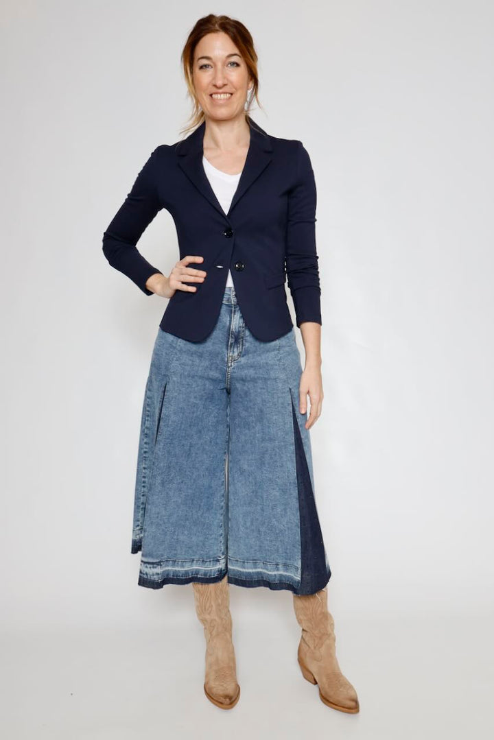 FALDA PANTALON SVB006D466R9-BLU DENIM