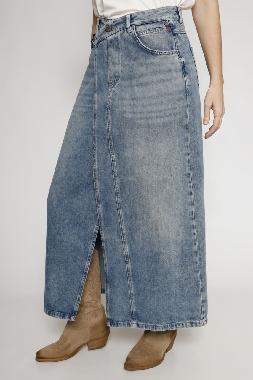 FALDA VAQUERA IRAYA DENIM-BLU DENIM