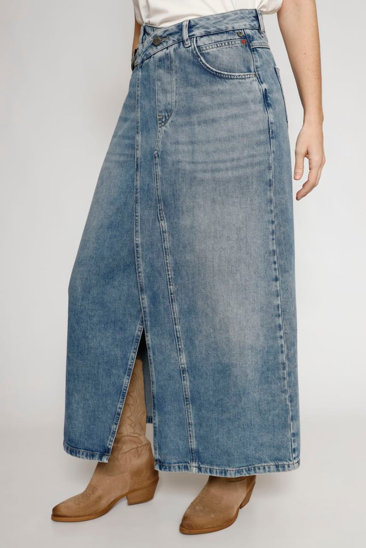 FALDA VAQUERA IRAYA DENIM-BLU DENIM
