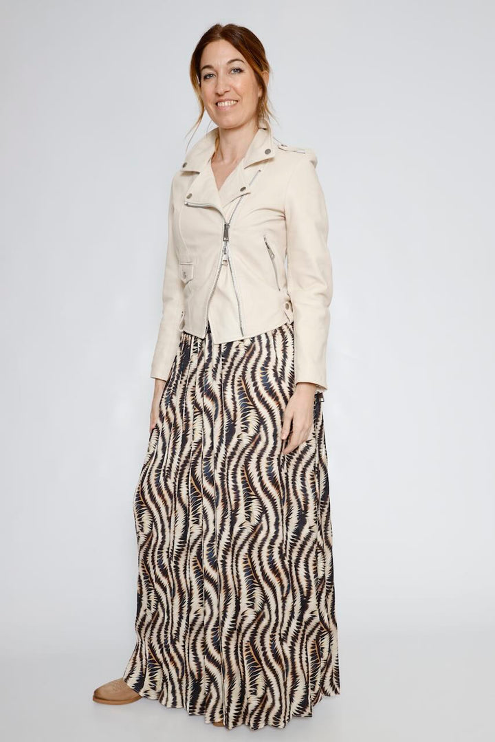 FALDA JENDALE FIRE-NEGRO/BEIGE