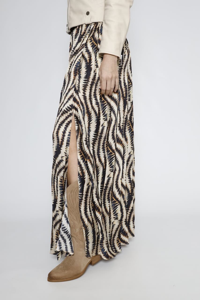 FALDA JENDALE FIRE-NEGRO/BEIGE