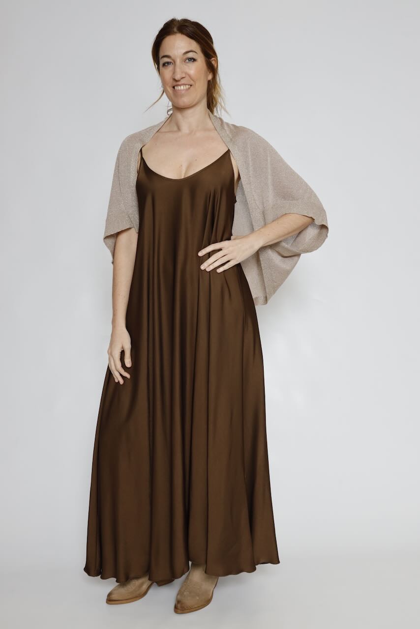 CHAQUETA CAPA BY10033-TAUPE