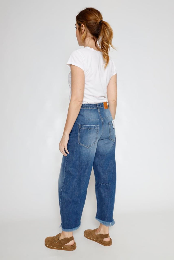 JEANS BALOON P2SGEH0W9I-BLU DENIM