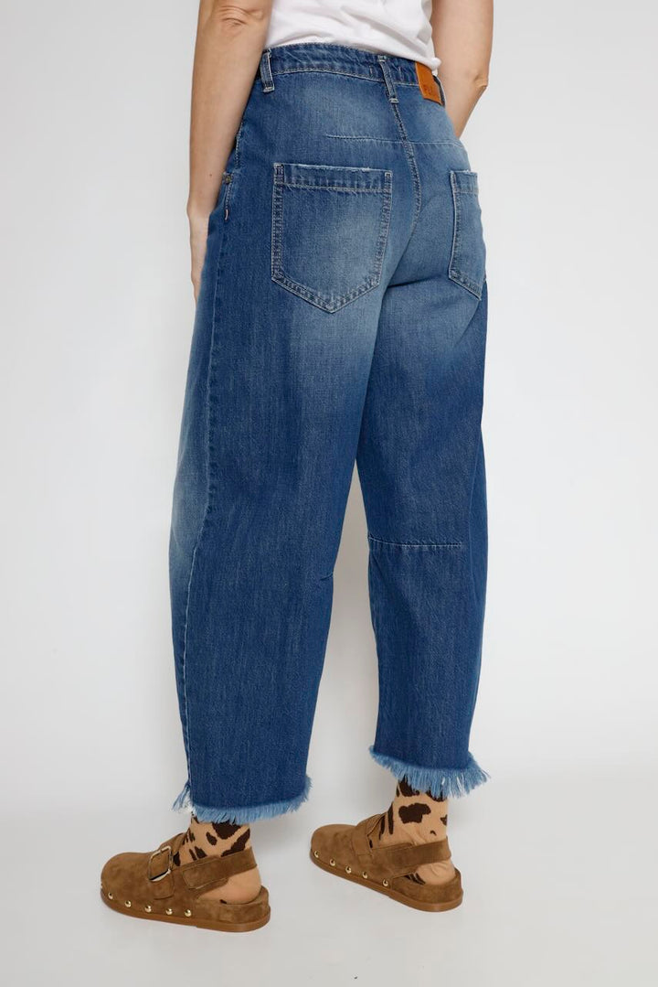 JEANS BALOON P2SGEH0W9I-BLU DENIM