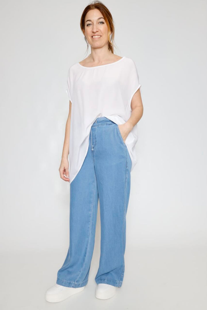 PANTALÓN  ANETTESHORT.7002621-BLU DENIM