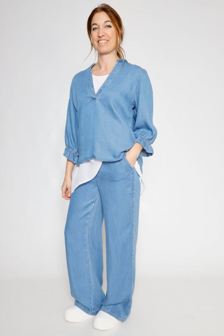 BLUSA KAMAR.7002621-BLU DENIM