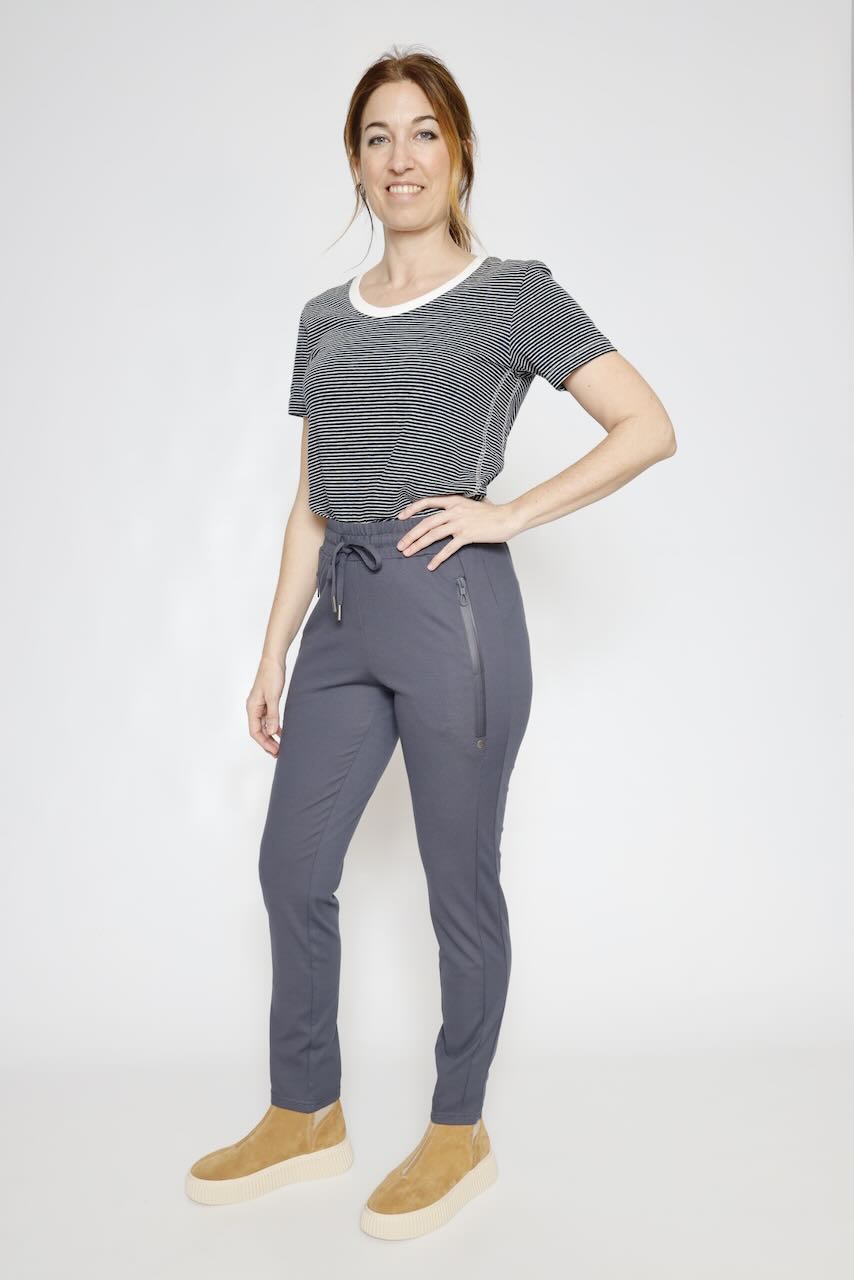 CAMISETA ZT402-BLANCO/MARINO