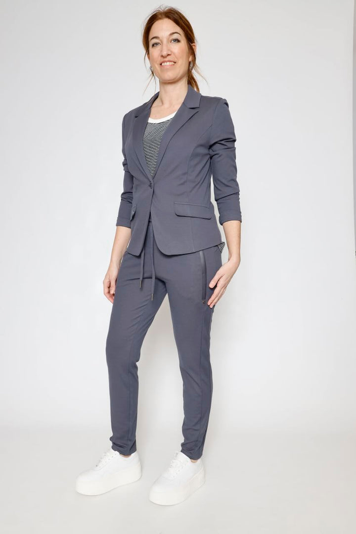 CAMISETA ZT402-BLANCO/MARINO