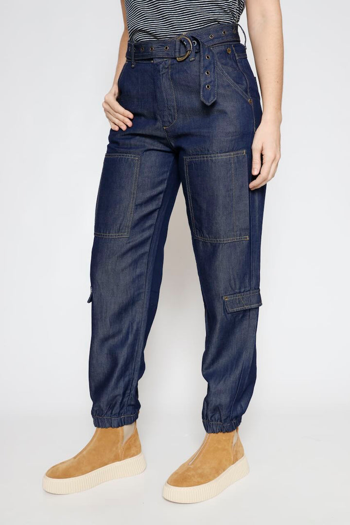PANTALÓN CIARA DENIM-BLU OSCURO