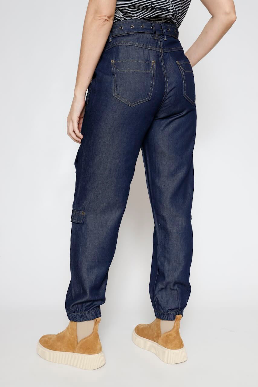 PANTALÓN CIARA DENIM-BLU OSCURO