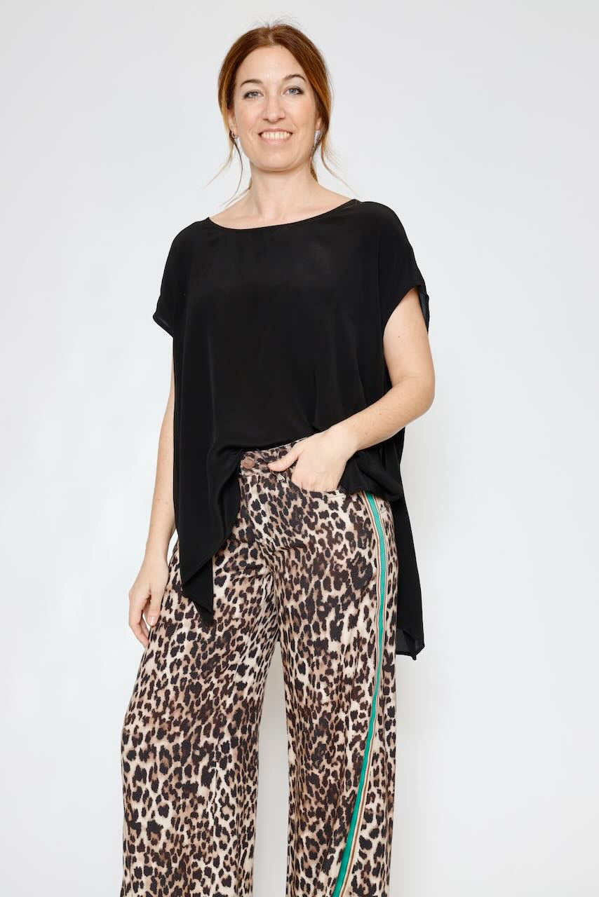 BLUSA/LARGONA P26AN003-NEGRO