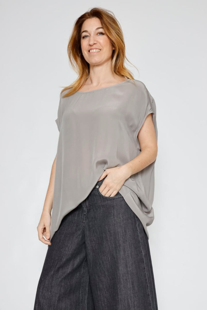 BLUSA/LARGONA P25AN127-GRIS