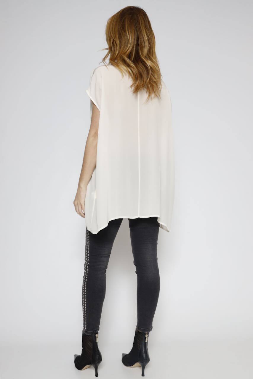 BLUSA / LARGONA P25AN127-LATTE