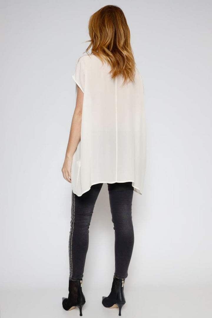 BLUSA / LARGONA P25AN127-LATTE